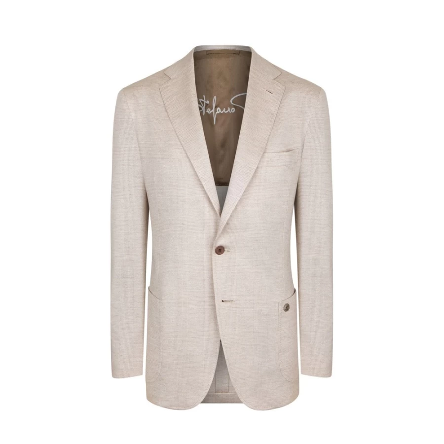 Stefano Ricci Men's Two-Button Jersey Jacket - Premium Luxury Blazer for Gentlemen