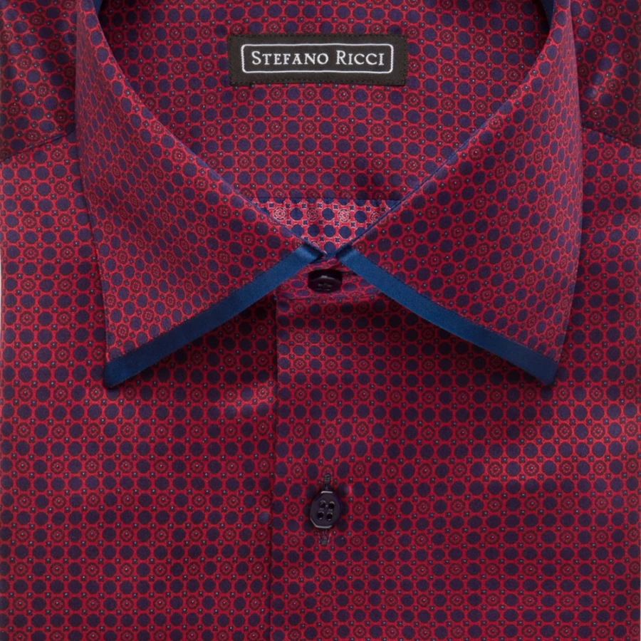 "Stefano Ricci Men's Handmade Torino Shirt – Luxury Italian Dress Shirt"