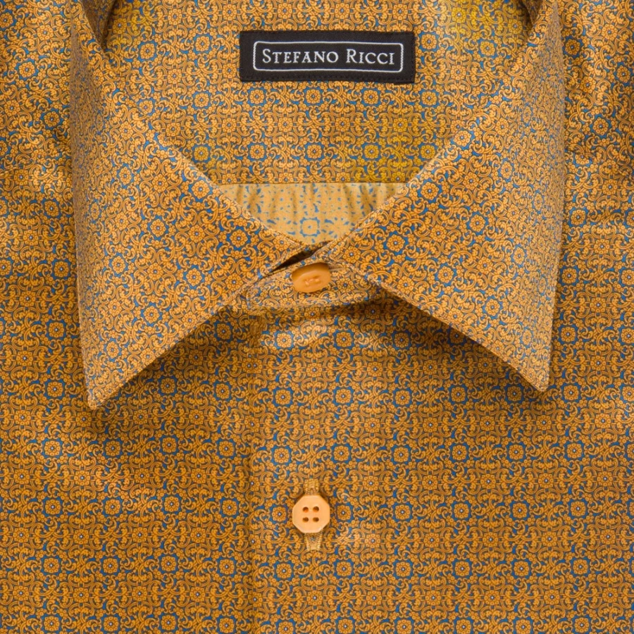 "Stefano Ricci Men's Handmade Torino Shirt – Luxury Italian Dress Shirt"