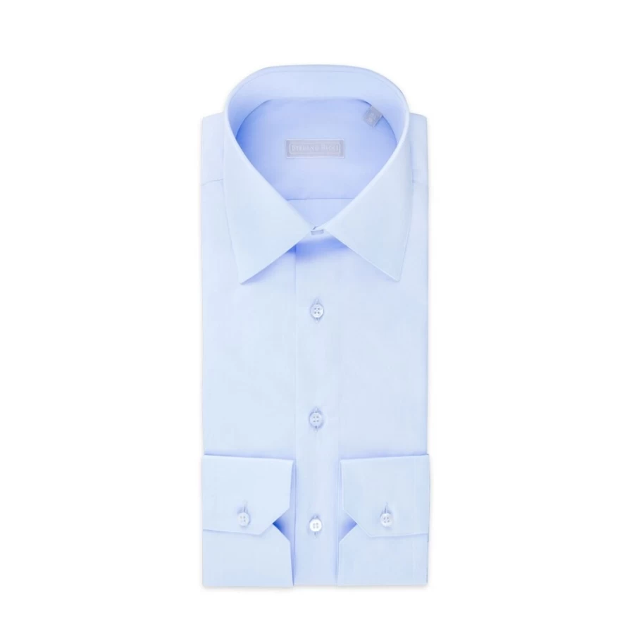 "Stefano Ricci Men's Handmade Poplin Shirt – Premium Luxury Dress Shirt"