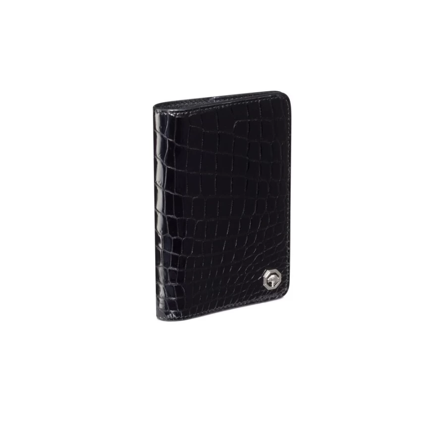 Stefano Ricci Luxury Handmade Crocodile & Calfskin Leather Wallet in N999 Brown