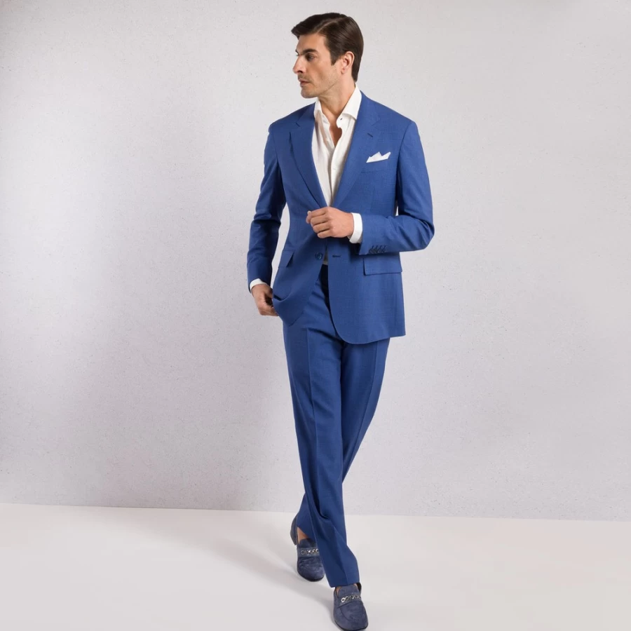 "Stefano Ricci Men's Luxury Two-Button Fiesole Suit – Premium Tailored Blazer"