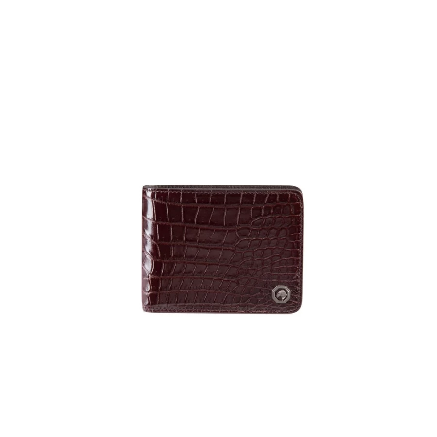 Stefano Ricci Handmade Genuine Crocodile & Calfskin Leather Bifold Wallet for Men Luxury