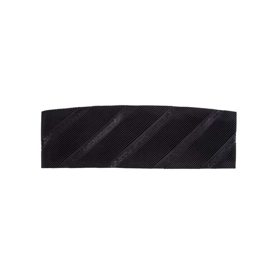 "Stefano Ricci Pleated Silk Cummerbund with Swarovski Crystals – Luxury Men's Formal Accessory"