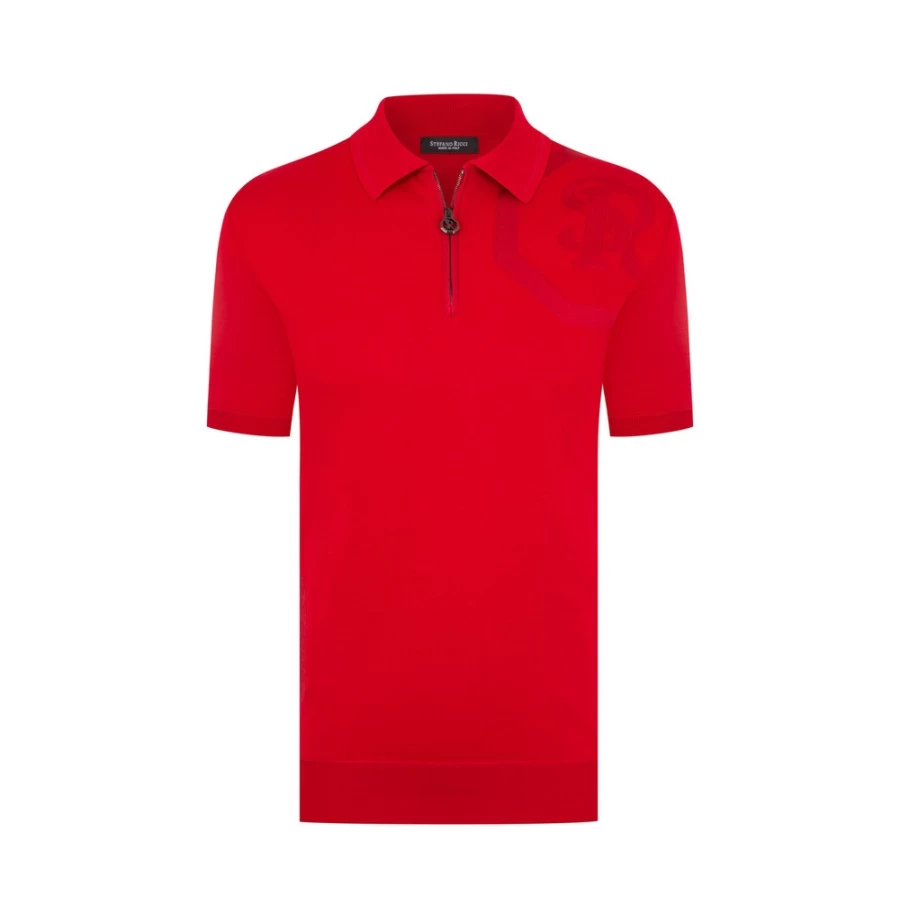 Stefano Ricci Men's Premium Zip Polo Shirt – Luxury Fashion & Style