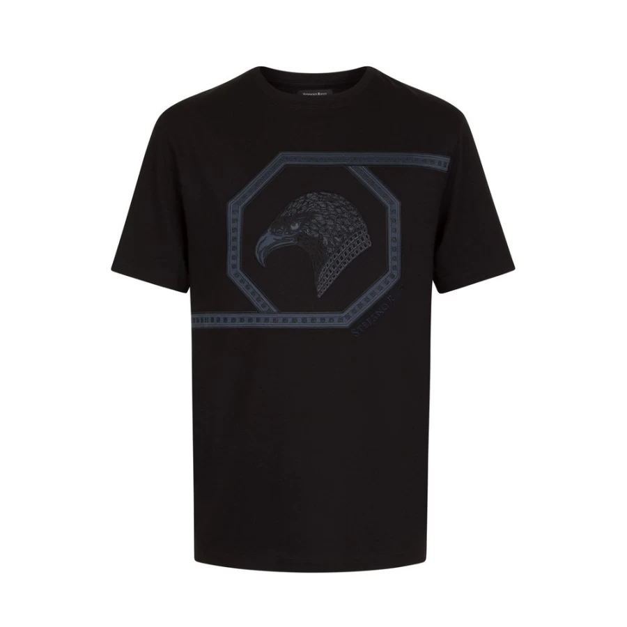 Stefano Ricci Men's Luxury Crewneck T-Shirt in Classic Color N999