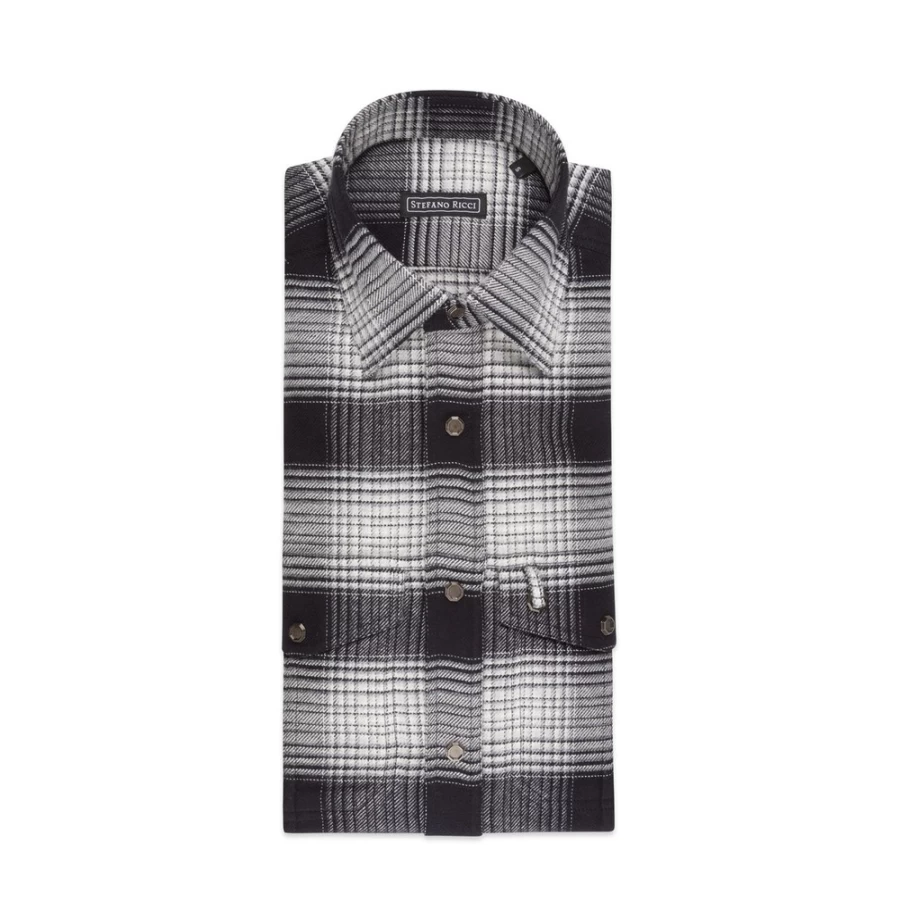 Stefano Ricci Men's Handmade Rust-Colored Shirt – Premium Luxury Fashion