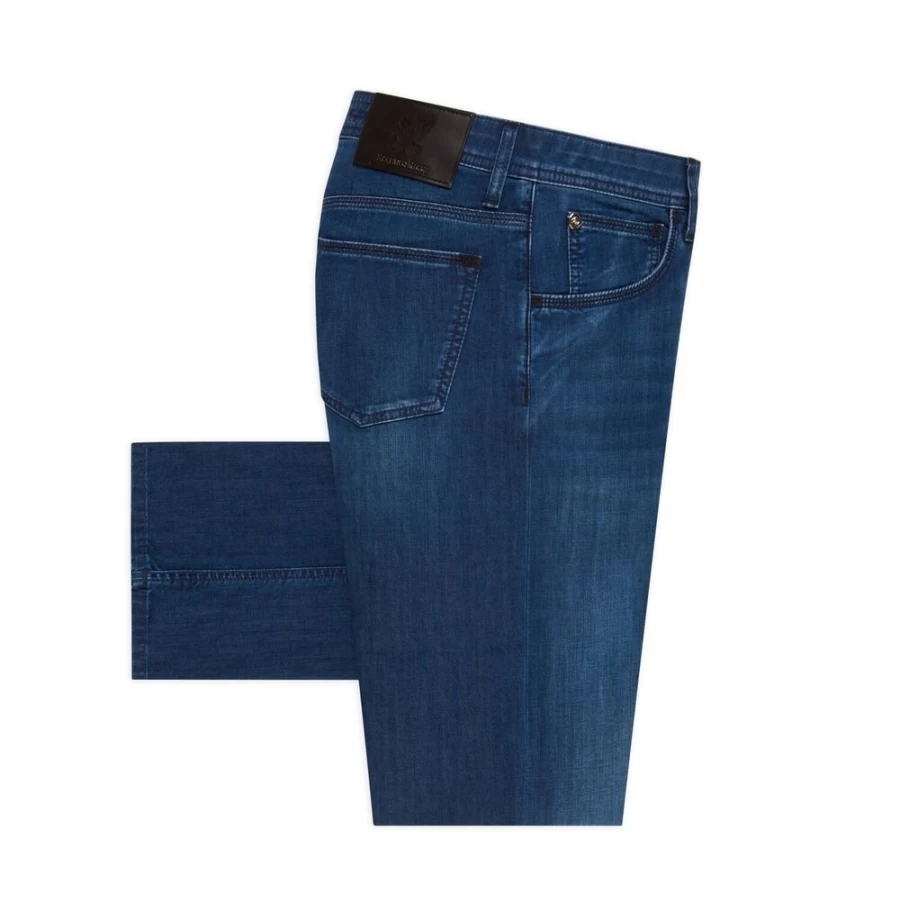 Stefano Ricci Men's Slim Fit Jeans - Premium Tailored Denim for a Stylish Look