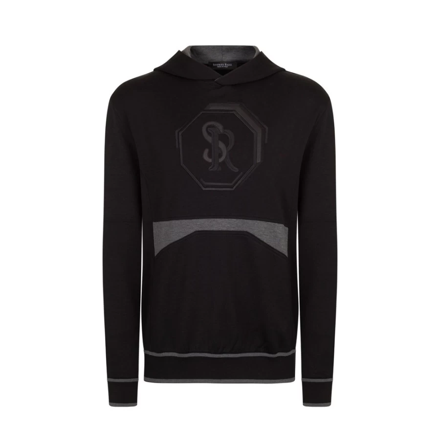 "Stefano Ricci Men's Premium Hooded Jogging Sweatshirt for Comfort & Style"
