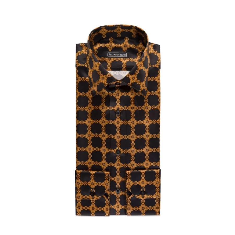 "Stefano Ricci Men's Handmade Torino Shirt – Luxury Italian Dress Shirt"