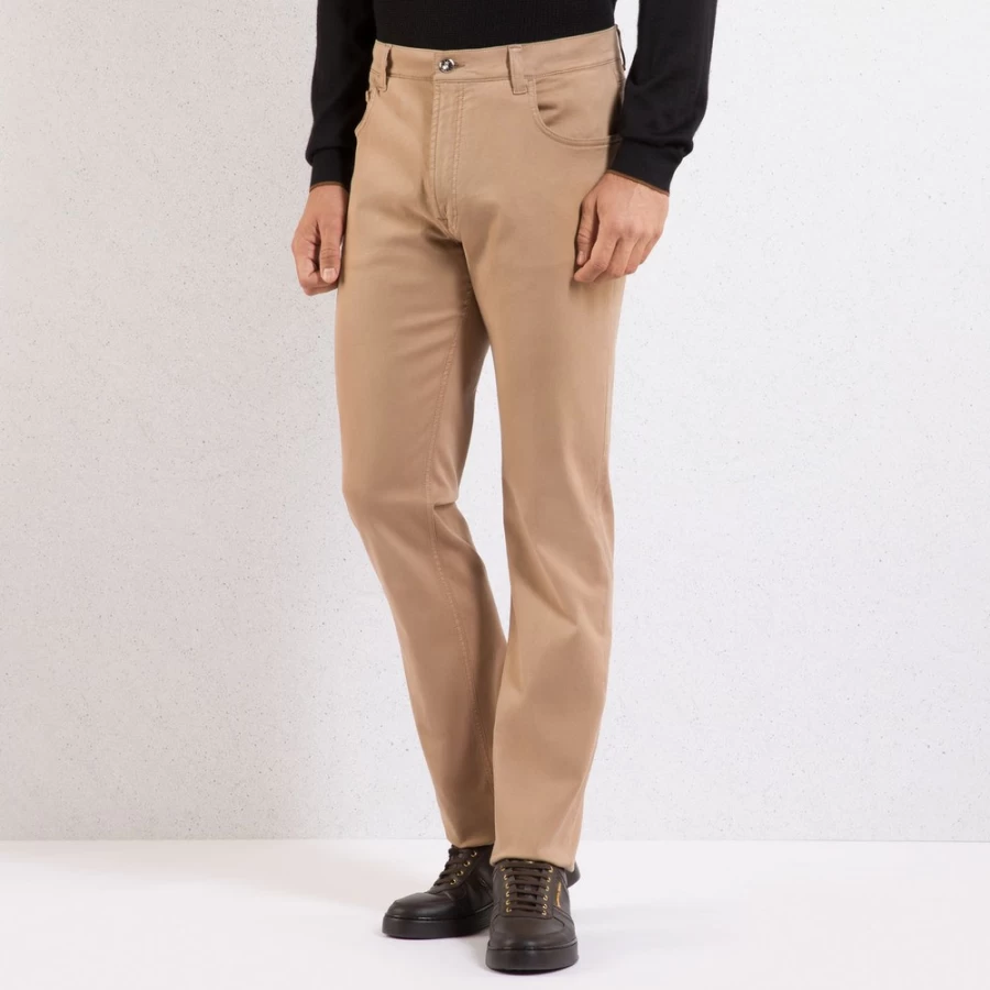 Stefano Ricci Men's Tapered Slim Fit Jeans in M050 Color | Premium Denim for a Stylish Look