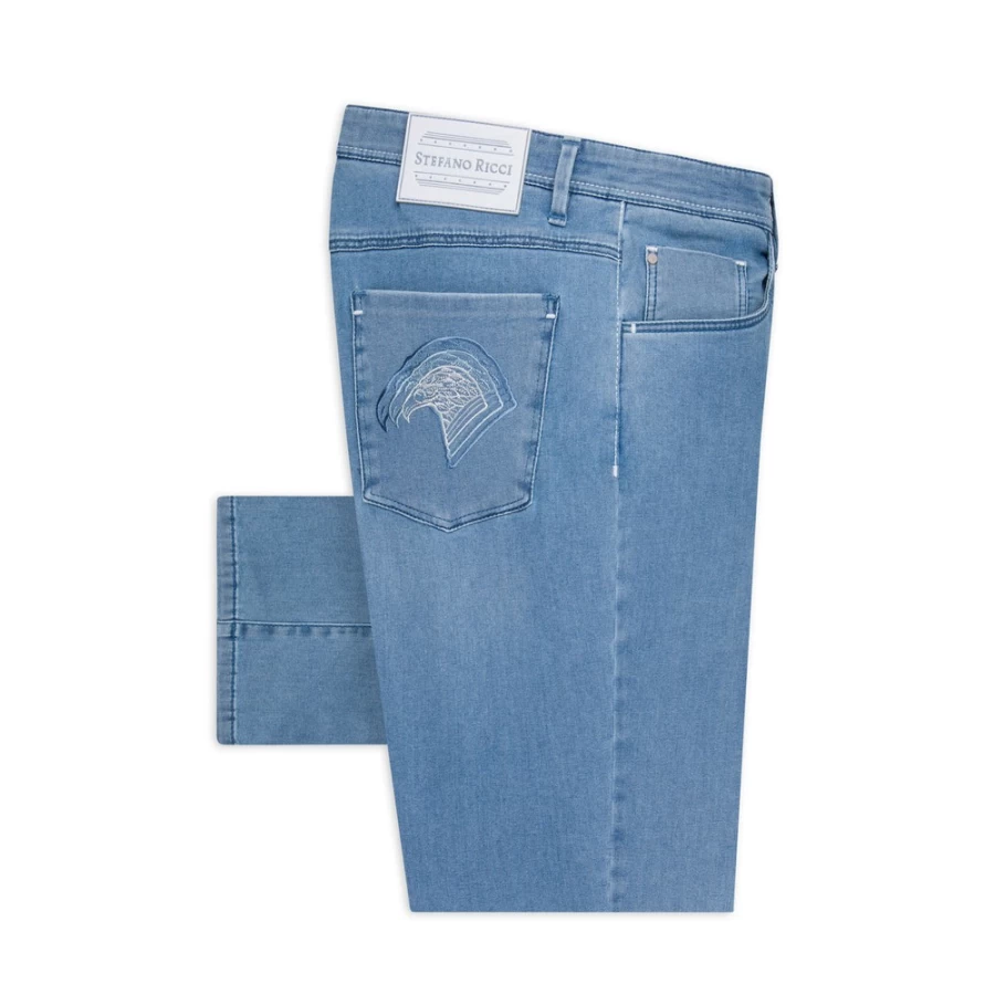 "Stefano Ricci Men's Premium Luxury Jeans for Style & Comfort"
