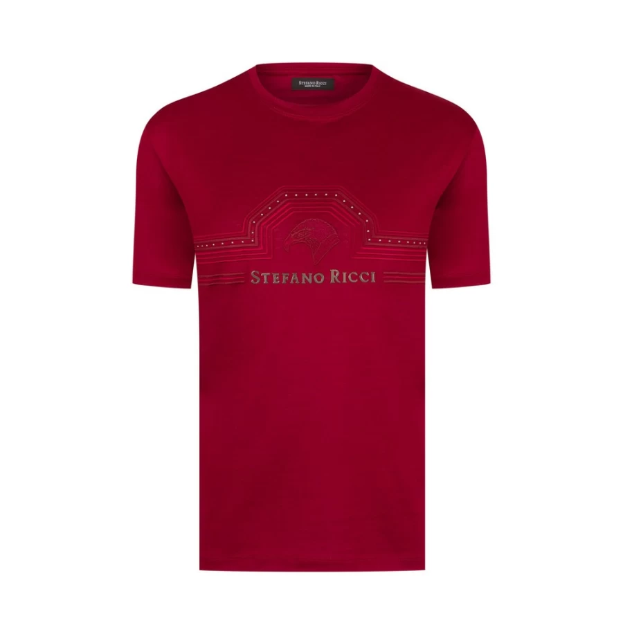 "Stefano Ricci Luxury Men's Premium Cotton T-Shirt"