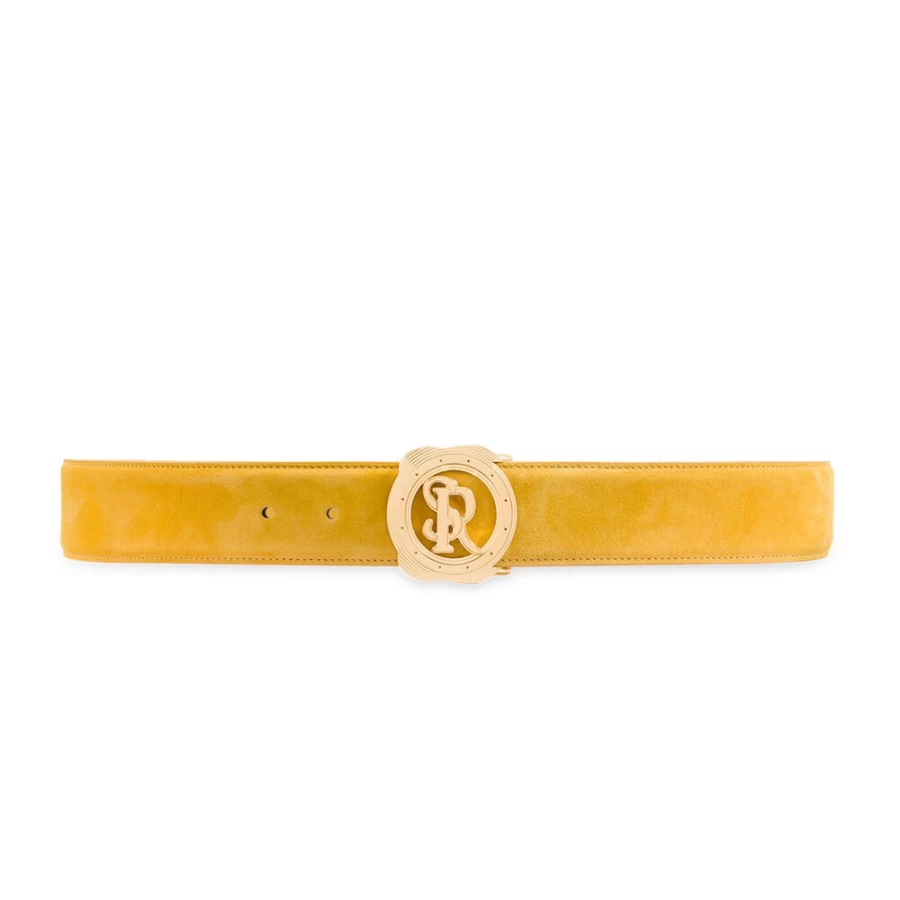 Stefano Ricci Genuine Calfskin Suede Handmade Luxury Belt for Men