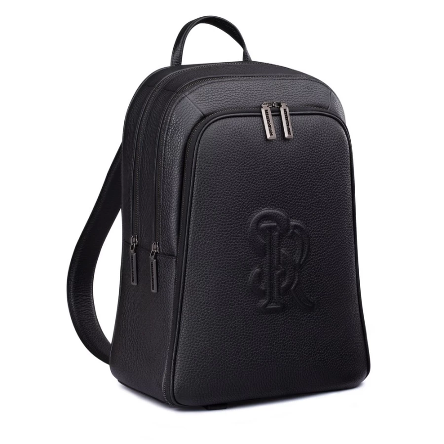 Stefano Ricci Handcrafted Genuine Calfskin Leather Backpack for Men - Premium Italian Designer Laptop Bag
