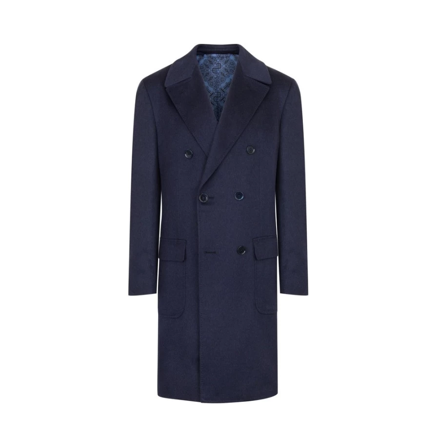 Stefano Ricci Men's Luxury Cashmere Overcoat – Premium Winter Coat for Gentlemen