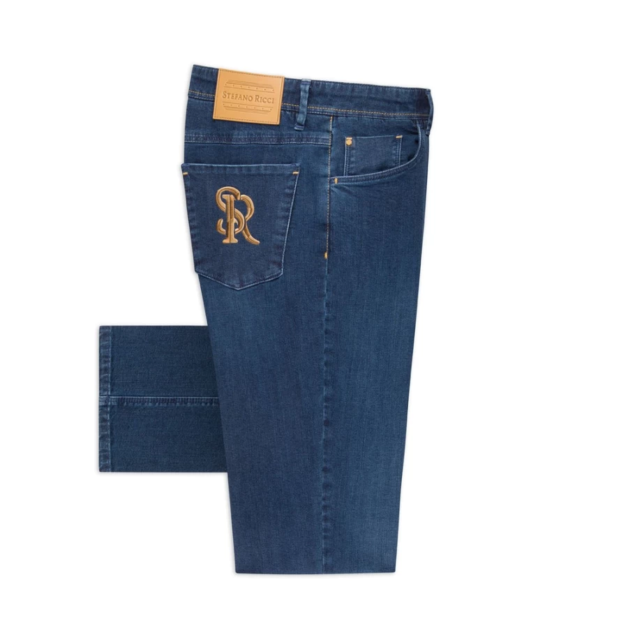 "Stefano Ricci Men's Premium Luxury Jeans for Style & Comfort"