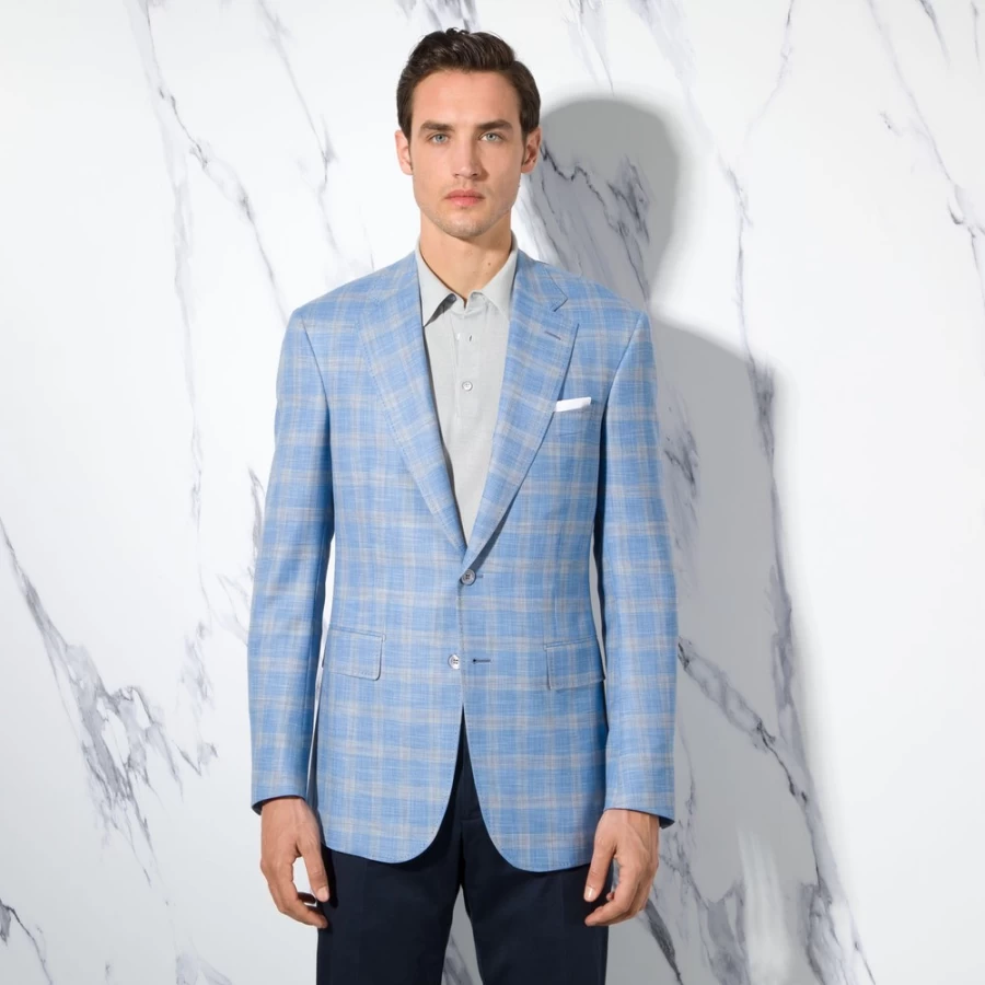 Stefano Ricci Men's Two-Button Fiesole Jacket – Premium Luxury Blazer