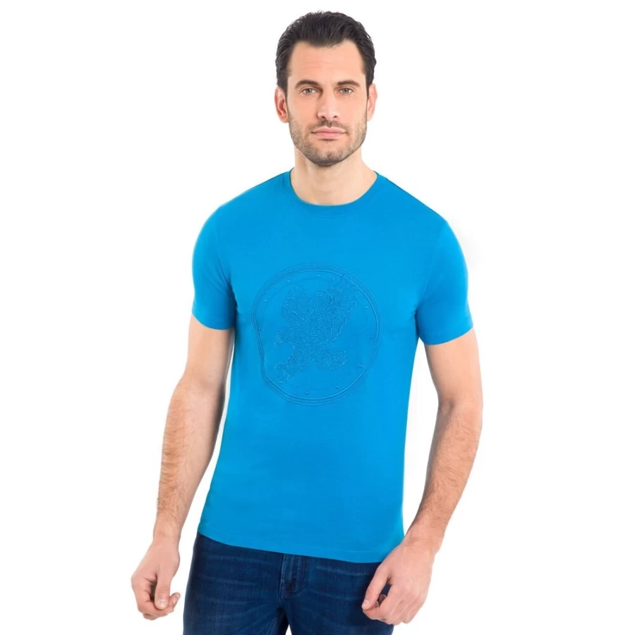 Stefano Ricci Men's Luxury B024 Color Premium Cotton T-Shirt