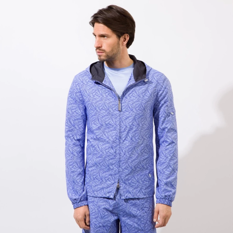"Stefano Ricci Men's Luxury Hooded Blouson Jacket"