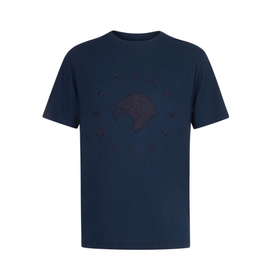 Stefano Ricci Men's B001 Crew Neck T-Shirt - Premium Cotton Classic Fit