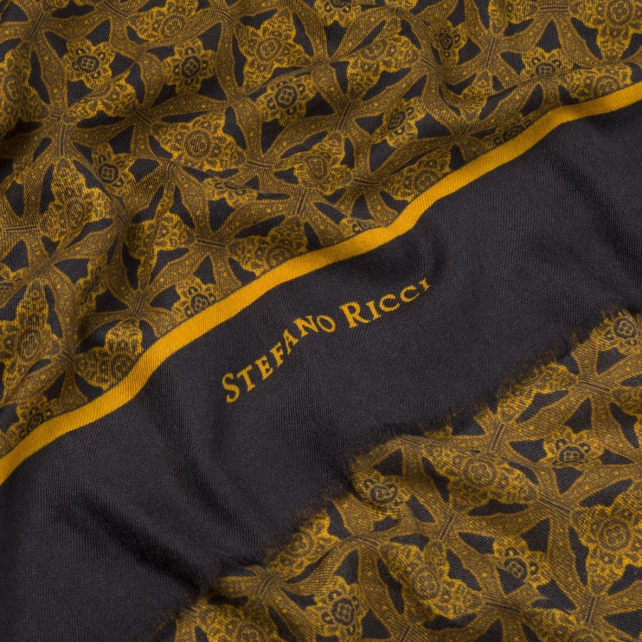 Stefano Ricci Luxury Cashmere Scarf in Classic Neyc Color – Premium Soft Warm Wrap
