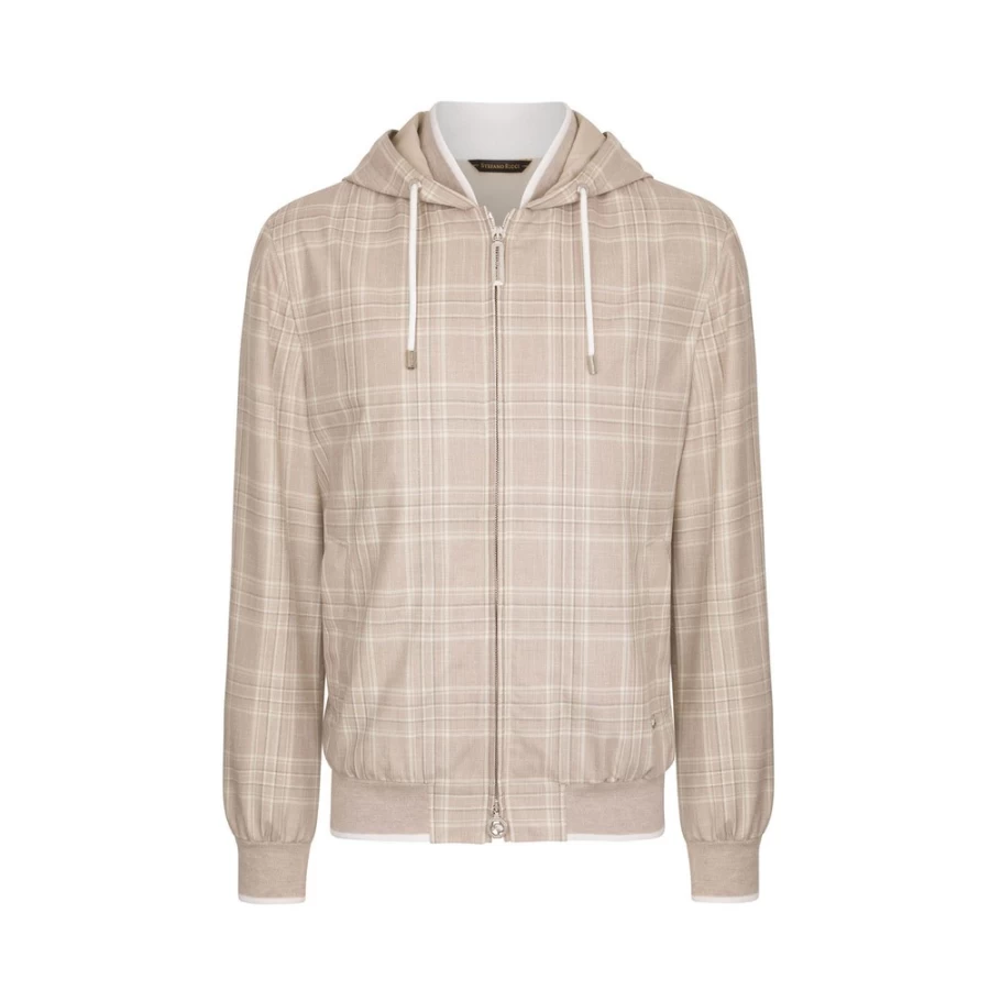 "Stefano Ricci Men's Luxury Hooded Blouson Jacket"