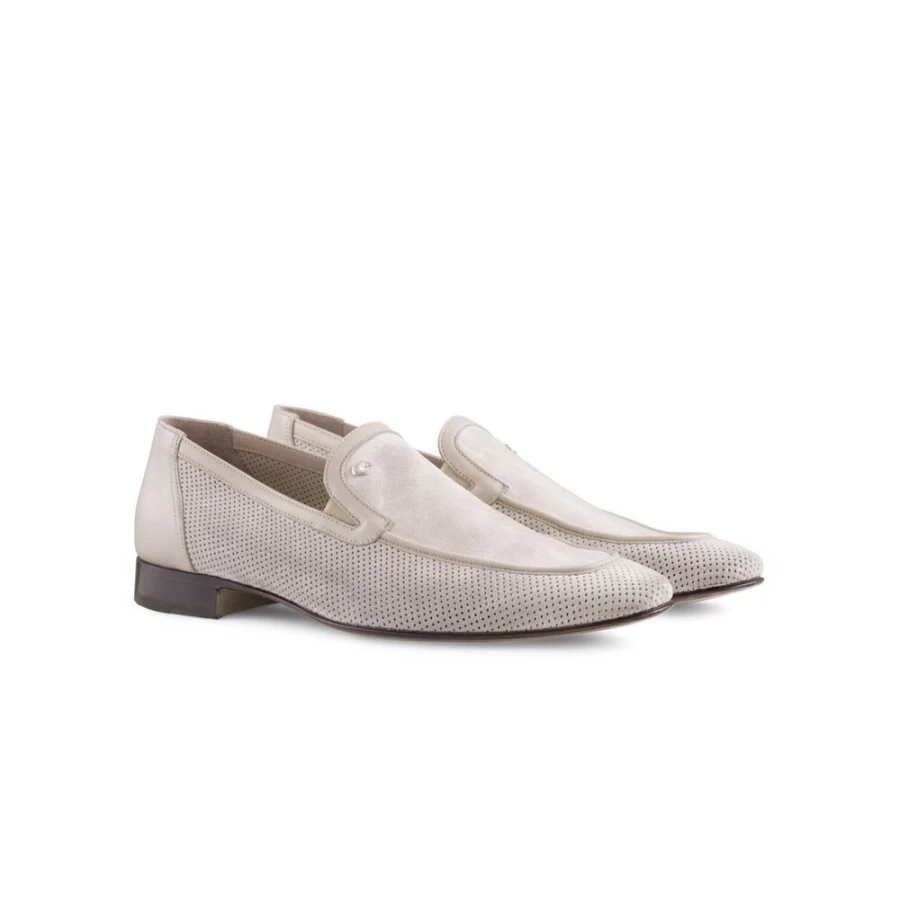 "Stefano Ricci Luxury Perforated Suede Loafers for Men – Premium Italian Designer Shoes"