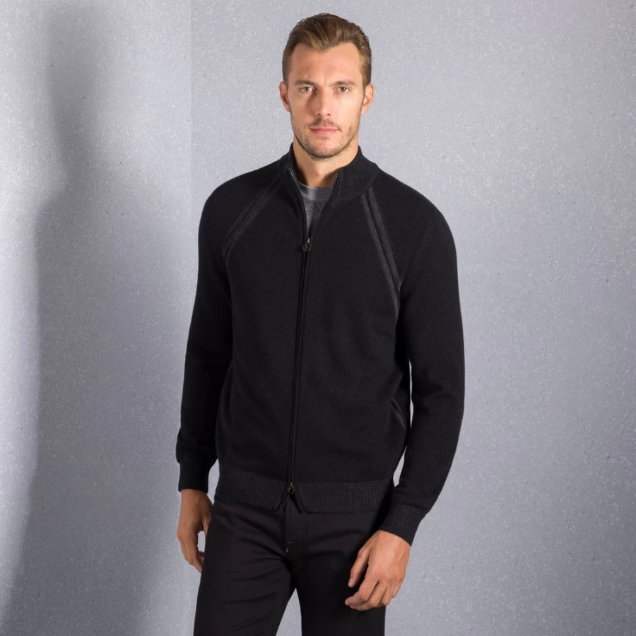 Stefano Ricci Men's Luxury Cardigan Sweater - Premium Knitwear for Elegant Style