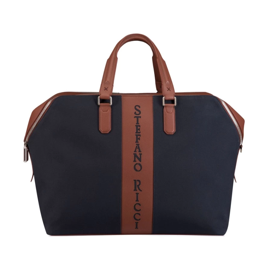 "Stefano Ricci Luxury Weekend Duffle Bag for Travel & Gym – Premium Designer Carryall"