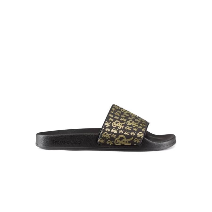 "Stefano Ricci Luxury Slides in N936 Color | Premium Men's Footwear"