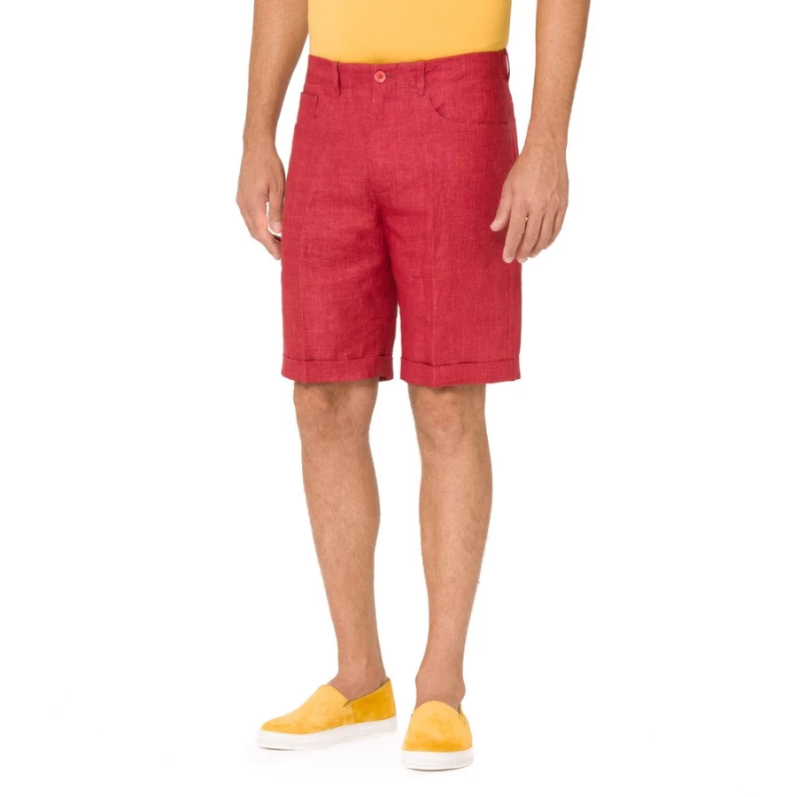 Stefano Ricci Men's Luxury Bermuda Shorts - Premium Cotton Summer Shorts for Men