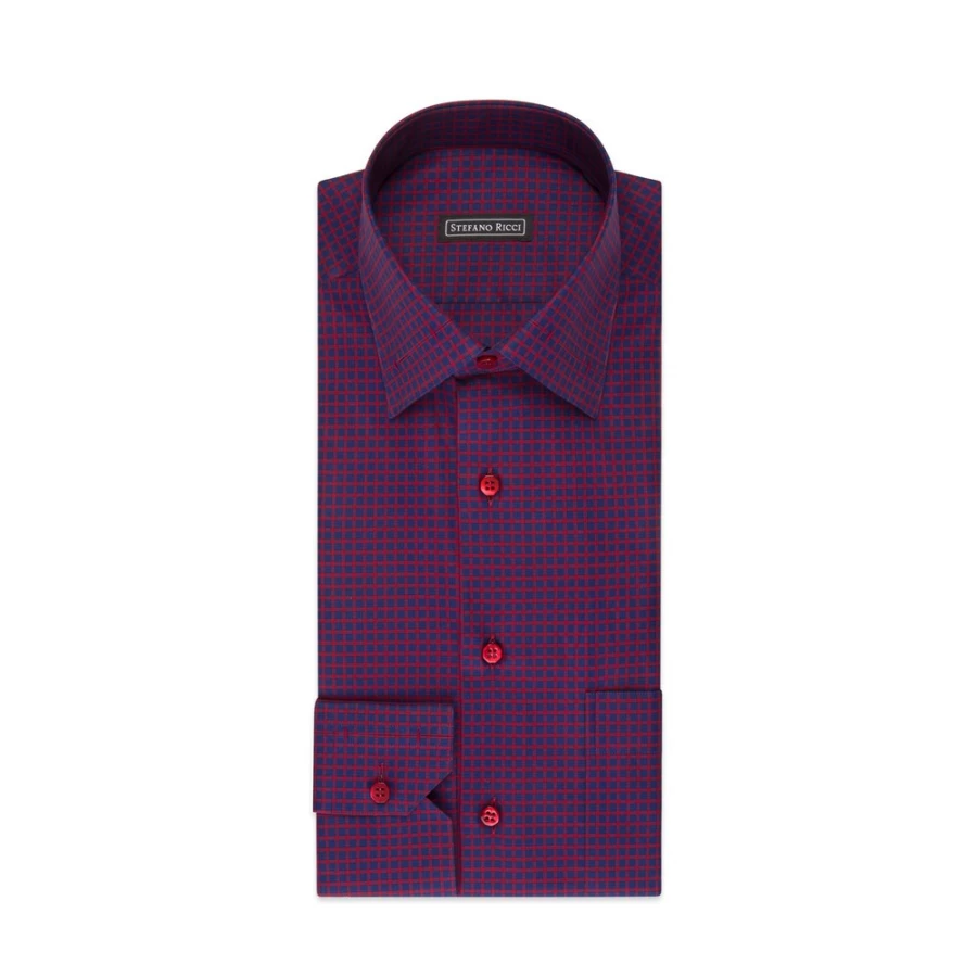 Stefano Ricci Men's Handmade Ravello Shirt – Luxury Italian Cotton Dress Shirt