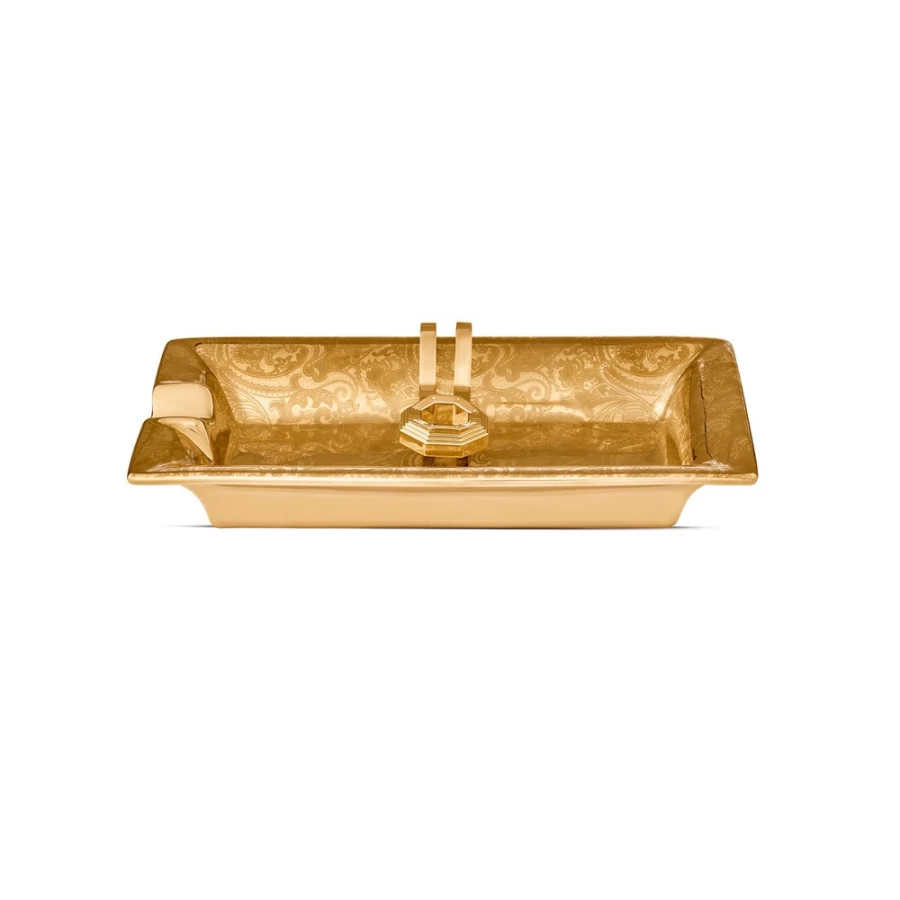 Stefano Ricci Luxury Porcelain Cigar Ashtray - Elegant Smoking Accessory for Cigar Enthusiasts