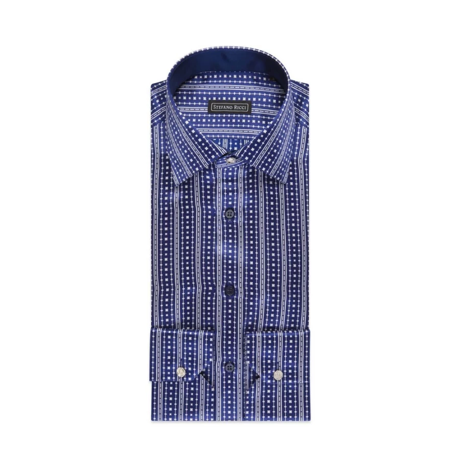 "Stefano Ricci Men's Handmade Torino Shirt – Luxury Italian Dress Shirt"