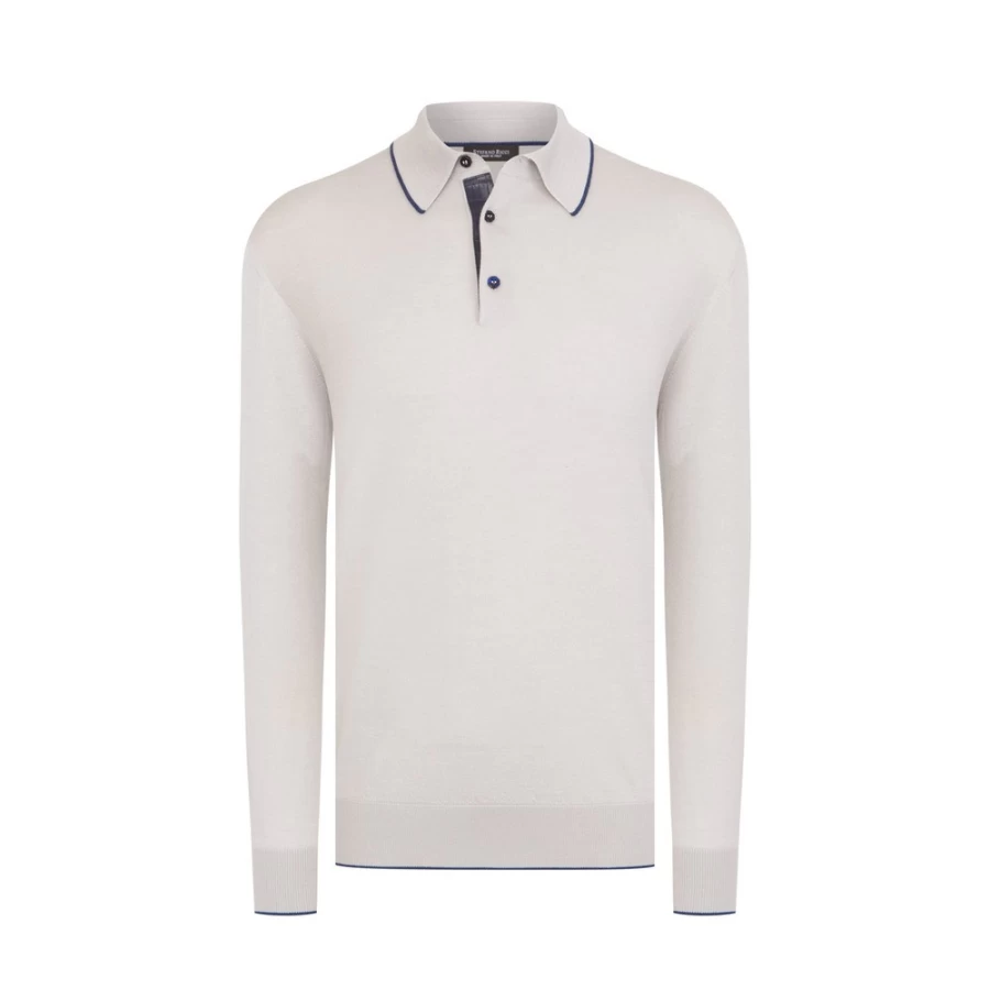 Stefano Ricci Men's Premium Three-Button Polo Shirt – Classic Fit Luxury Cotton Top