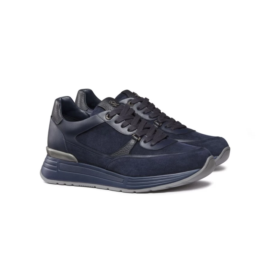 Stefano Ricci B013 Suede Leather Sneakers for Men – Premium Calfskin Luxury Casual Shoes