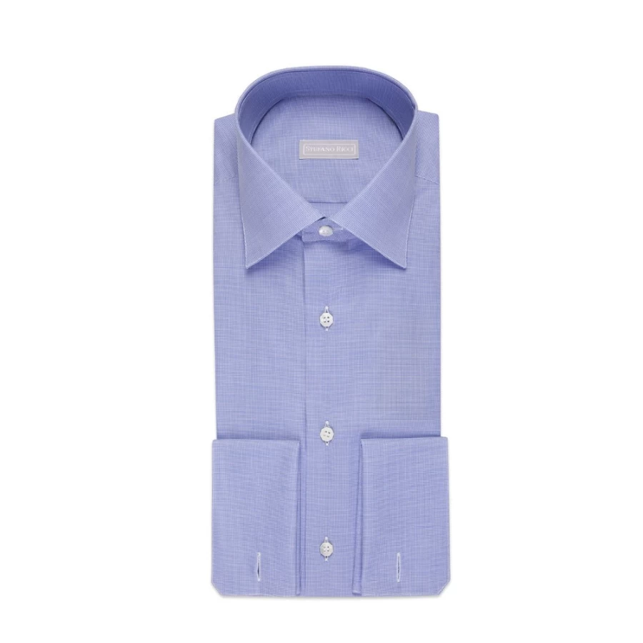 Stefano Ricci Men's Handmade Asti Shirt - Luxury Italian Cotton Dress Shirt for Men