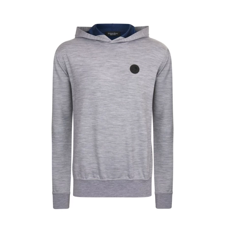 Stefano Ricci Men's Premium Hooded Jogging Sweatshirt for Athletic Comfort