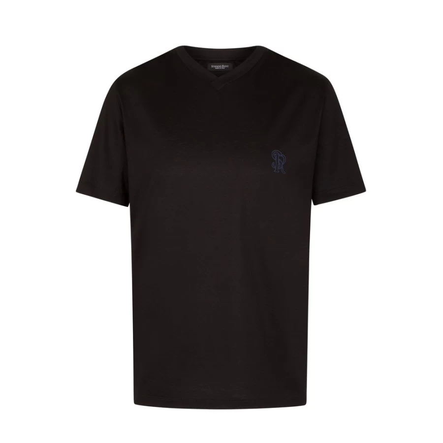 Stefano Ricci Men's N999 V-Neck Luxury T-Shirt