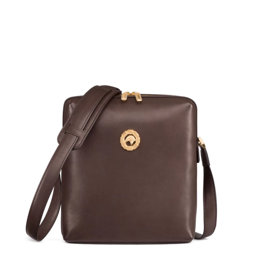 "Stefano Ricci Luxury Calfskin Leather Messenger Bag for Men – Premium Designer Briefcase"
