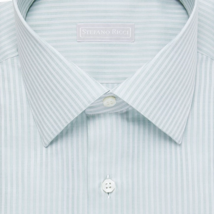 Stefano Ricci Men's Handmade Asti Shirt - Luxury Italian Cotton Dress Shirt
