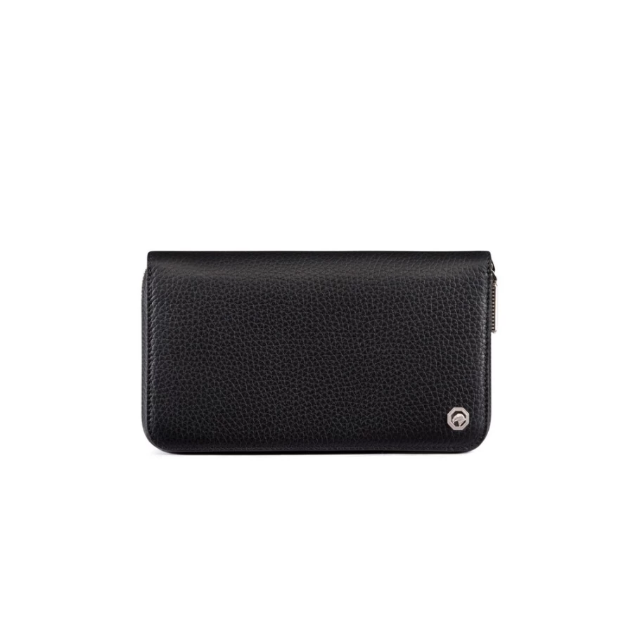 Stefano Ricci Luxury Calfskin Leather Zip Around Wallet for Men - Premium Designer Money Holder
