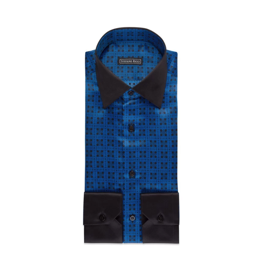 "Stefano Ricci Men's Handmade Torino Shirt – Luxury Italian Dress Shirt"
