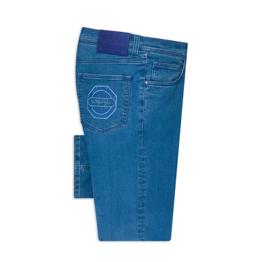 "Stefano Ricci Men's Premium Luxury Jeans for Style & Comfort"