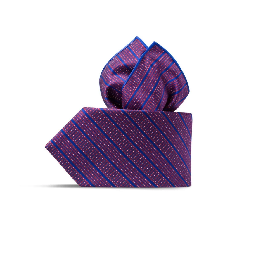 Stefano Ricci Luxury Hand-Printed Silk Tie Set in Elegant Color 37005_006