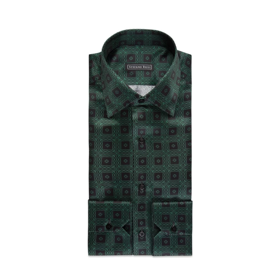 Stefano Ricci Men's Handmade Torino Shirt in Classic Design - Premium Luxury Wear