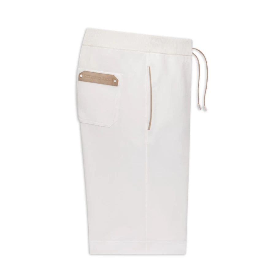 "Stefano Ricci Men's Luxury Knit Shorts – Premium Comfort & Style"