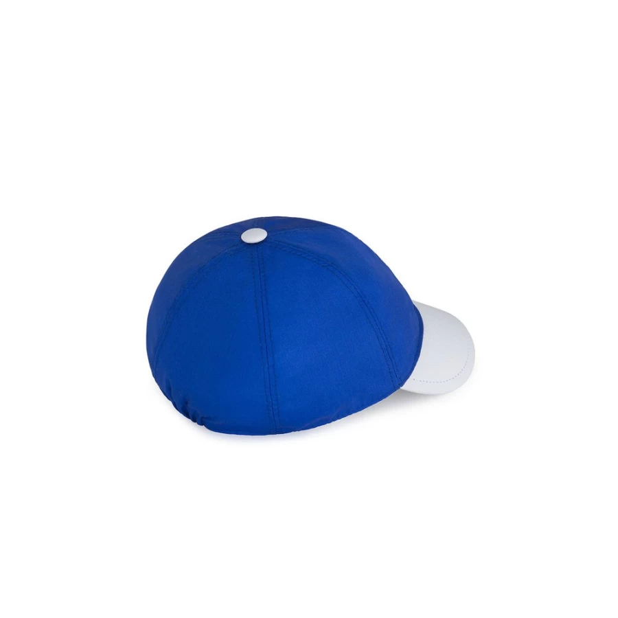 Stefano Ricci Junior Silk and Deerskin Baseball Cap for Boys Luxury Fashion