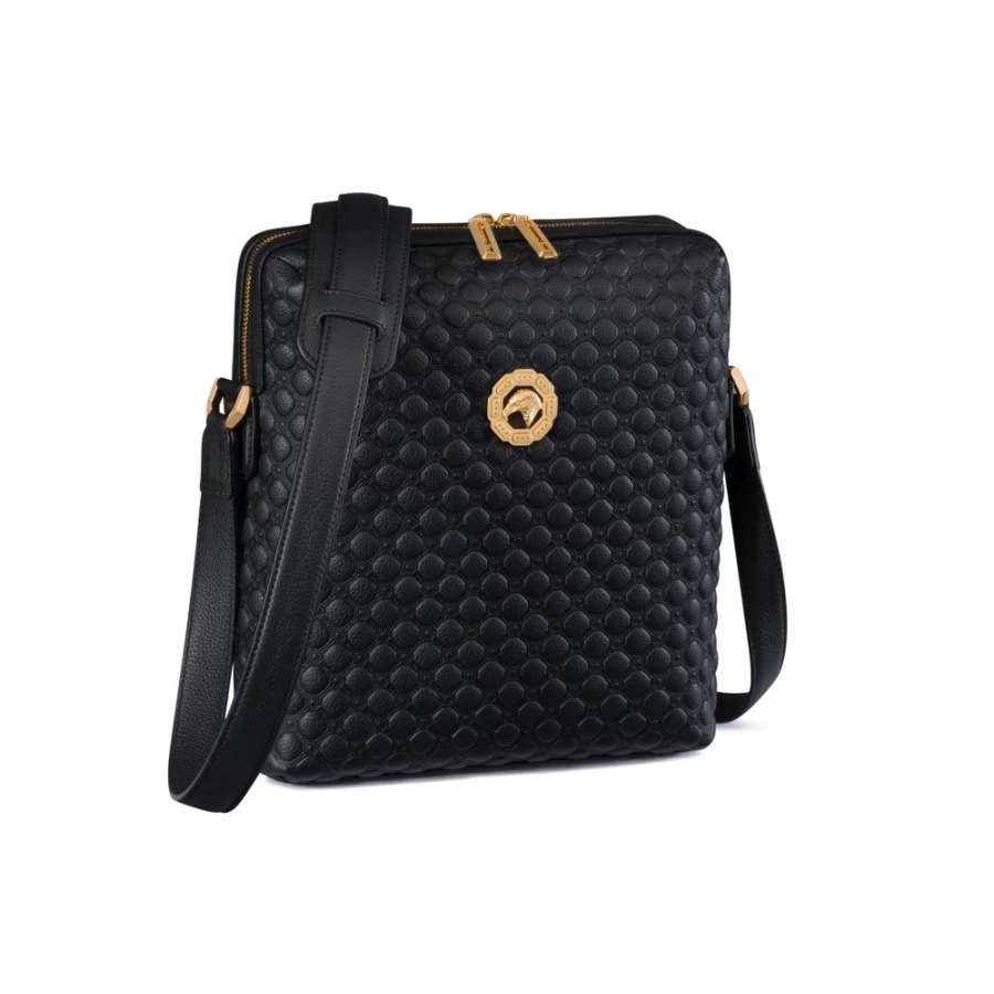 "Stefano Ricci Luxury Calfskin Leather Messenger Bag for Men – Premium Designer Briefcase"